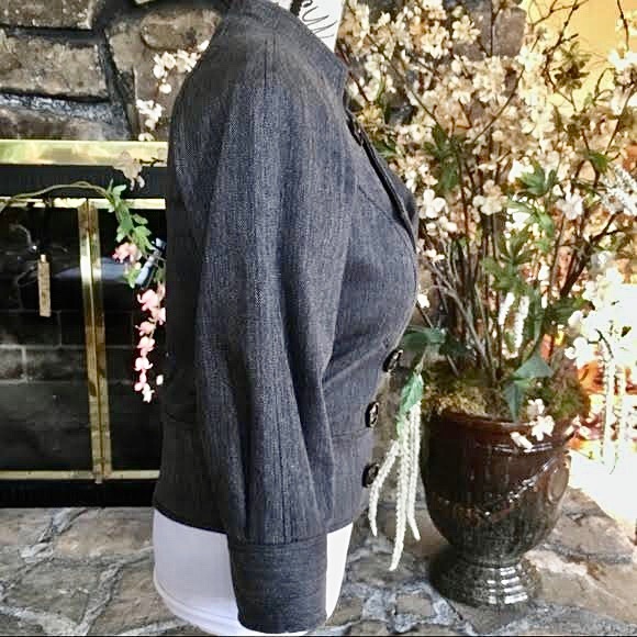 ⭐️HP⭐️ 7 For All Mankind Gray Half Sleeve Blazer Jacket Size Small NWOT - Picture 5 of 8